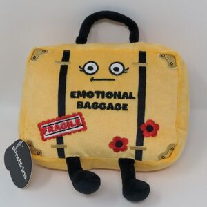 Punchkins Suitcase Emotional Baggage Plush Toy Stuff Animal Novelty Plushie NWT